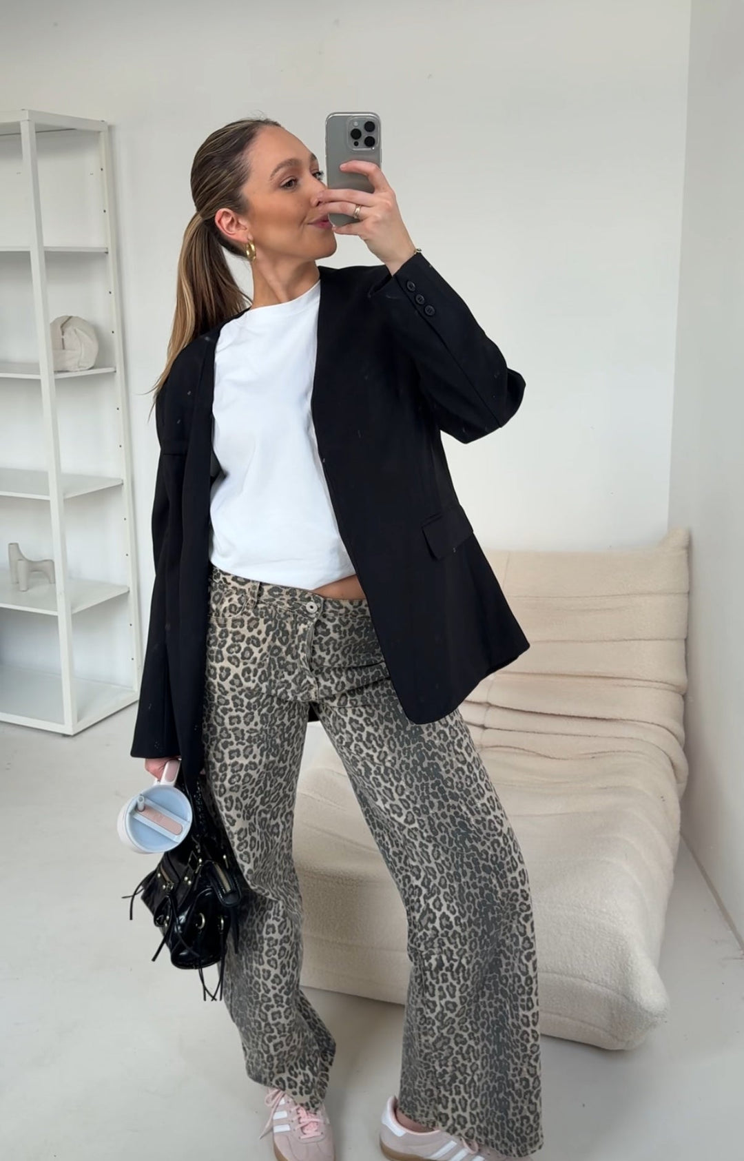 REMMI LEOPRINT DENIM