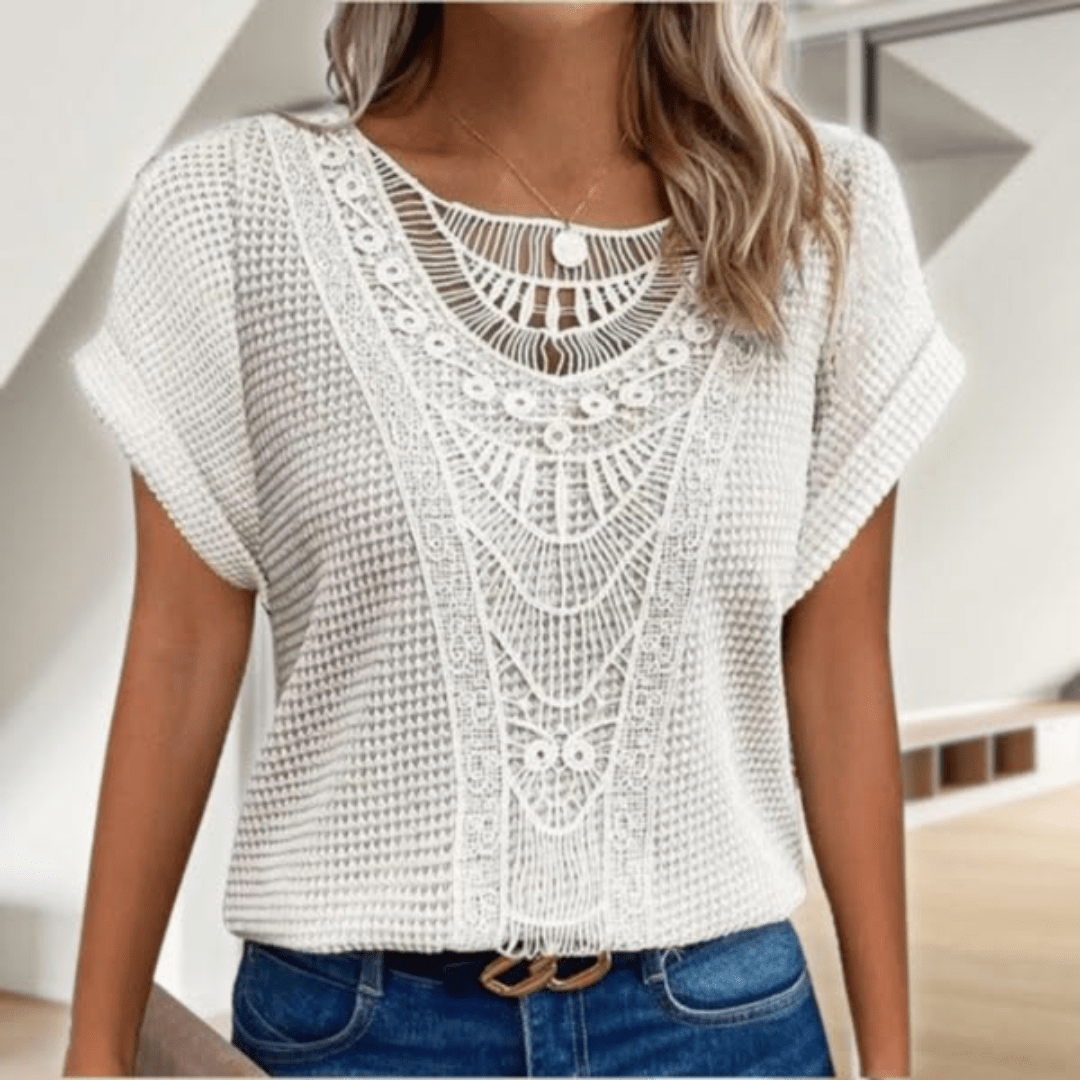 Brinley™ | Elegant Ibiza-style Blouse