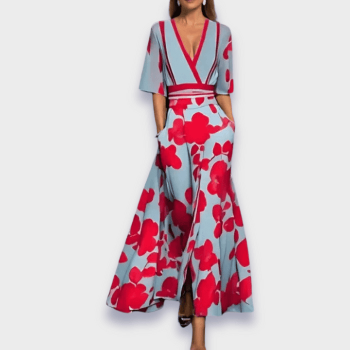 Anna | Elegant Floral Maxi Dress