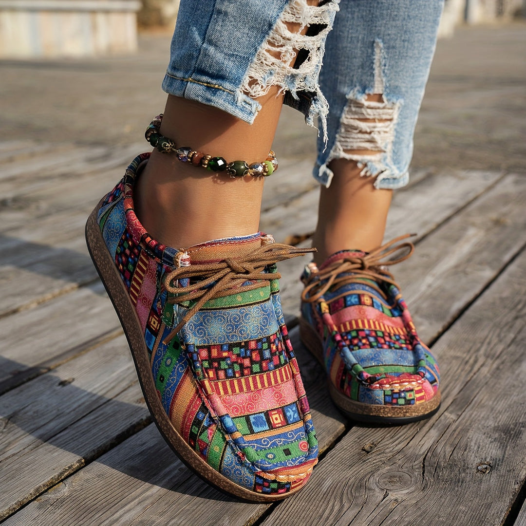Camiron™ | Colourful Retro Women's Shoes