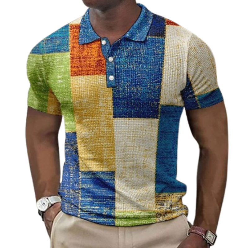 James™ | Multi-colour Polo Shirt in Modern Style