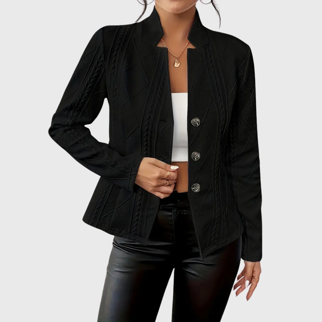 Olive | Blazer with elegant details