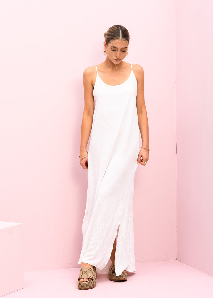 RUBBY SIMPLE MAXI DRESS COCONUT
