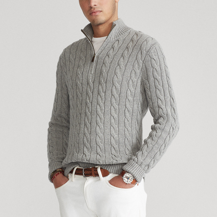 Colyn - Old Money Half-Zip Sweater