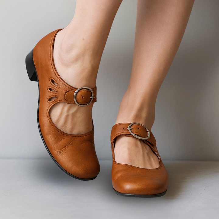 Esme™ | Orthopaedic Leather Sandals with Comfortable Wedge Sole