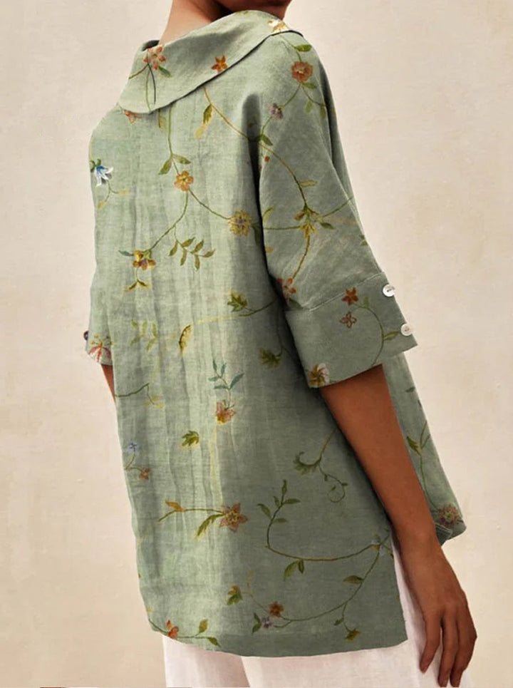 Bryony | Elegant top with V-neckline