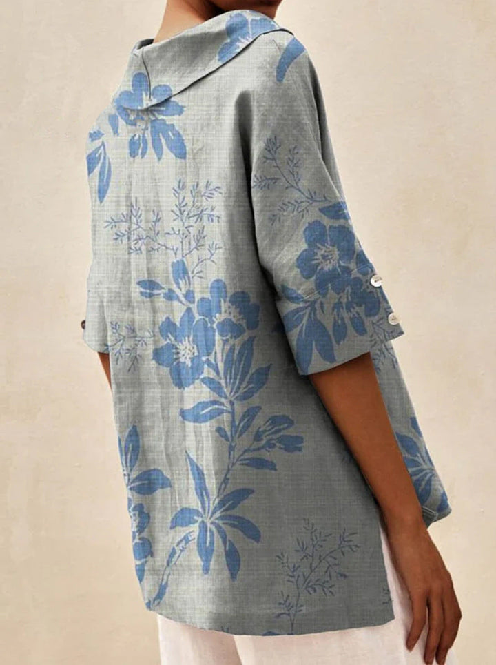 Bryony | Elegant top with V-neckline