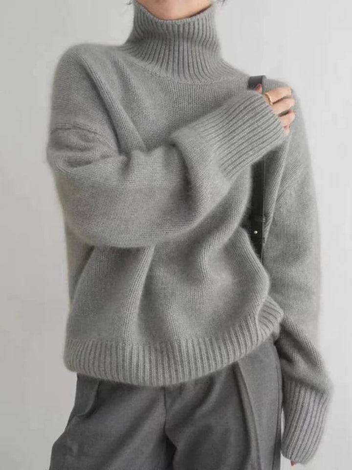 Emalia – Comfortable, knitted, soft turtleneck sweater