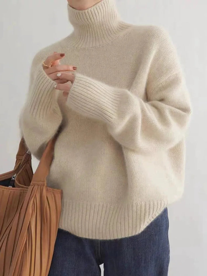 Emalia – Comfortable, knitted, soft turtleneck sweater