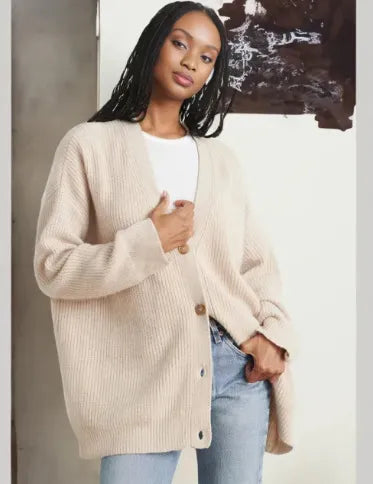 Janet - Stylish cashmere cardigan