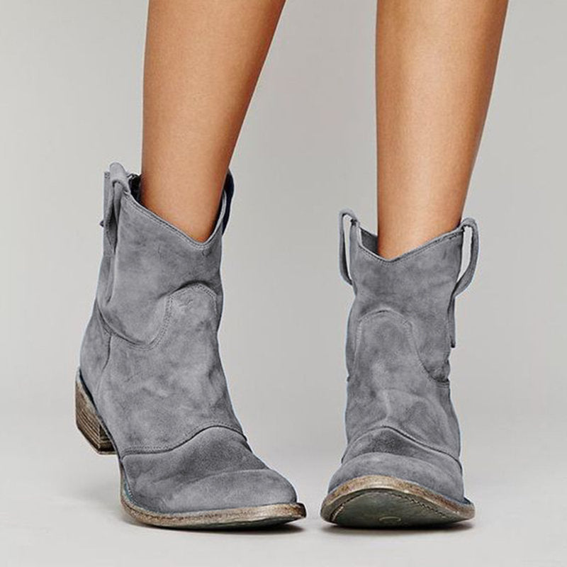 Scarlett – Suede Ankle Boots