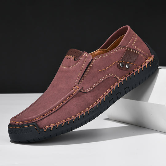 RIO- LEATHER LOAFER WITH NON-SLIP SOLE