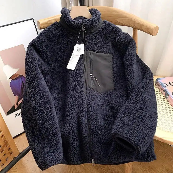 Selene - Women's winter jacket with teddy effect