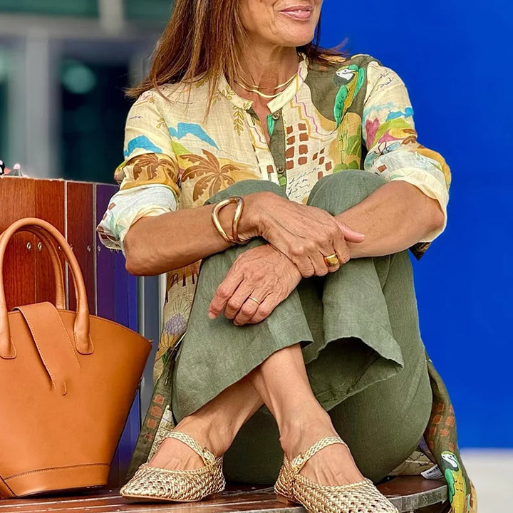 Jenesis | Linnen Co-ord Set