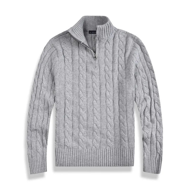 Colyn - Old Money Half-Zip Sweater
