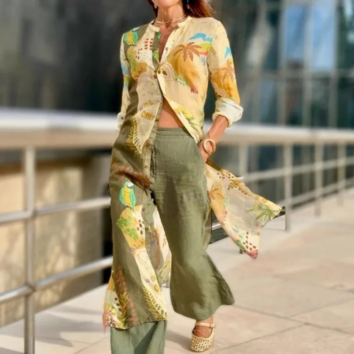 Jenesis | Linnen Co-ord Set