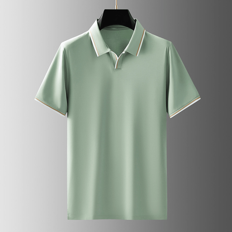 Joel | High-End Silk Polo Shirt