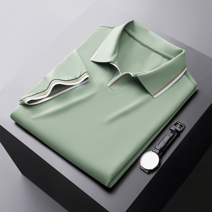 Joel | High-End Silk Polo Shirt