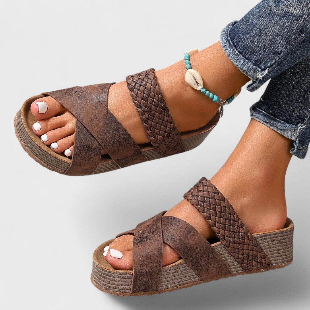Amaya - Orthopaedic Leather Sandals