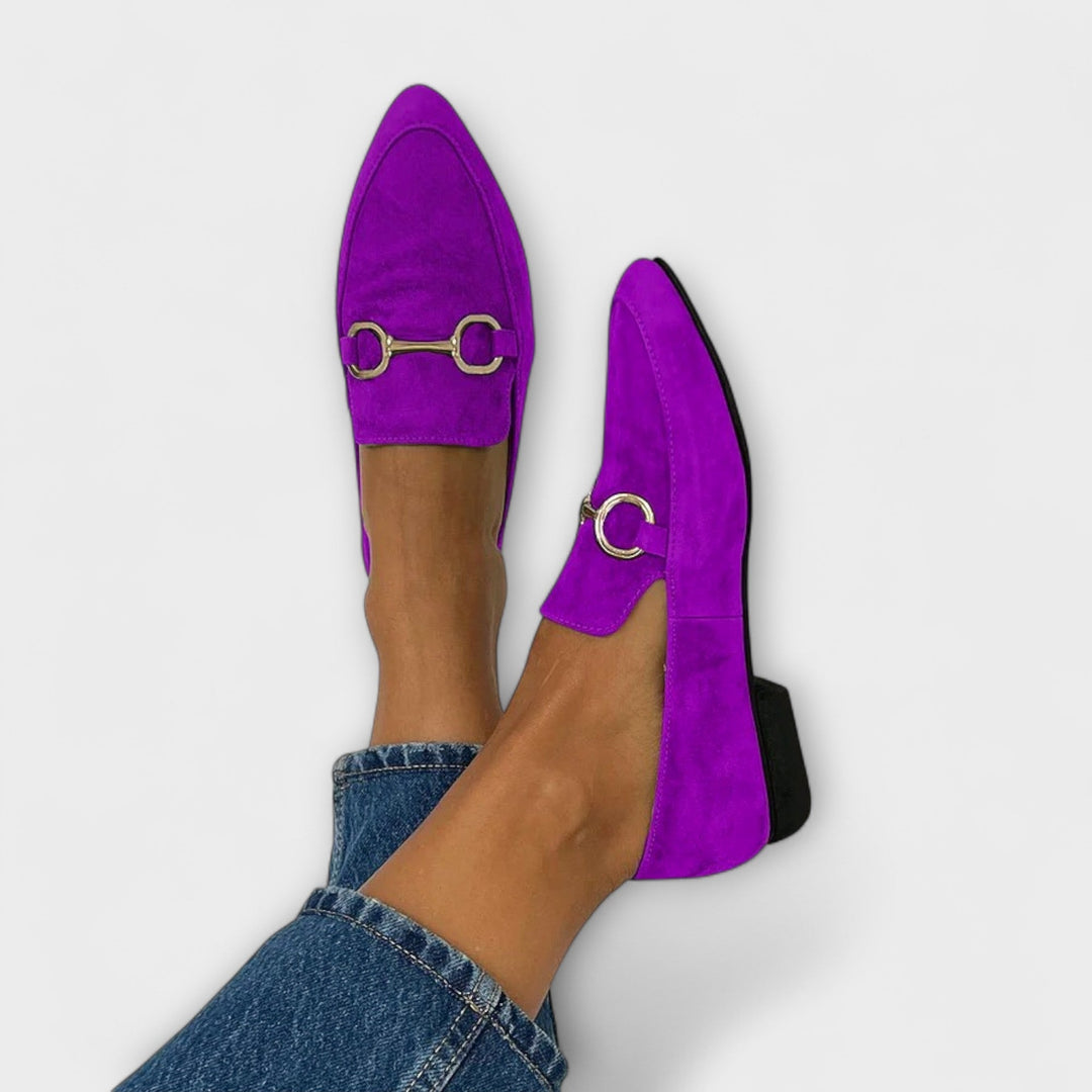 Kaia – Pointed slip-on ballerinas