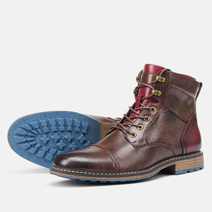 Chris - Handcrafted premium leather Oxford boots