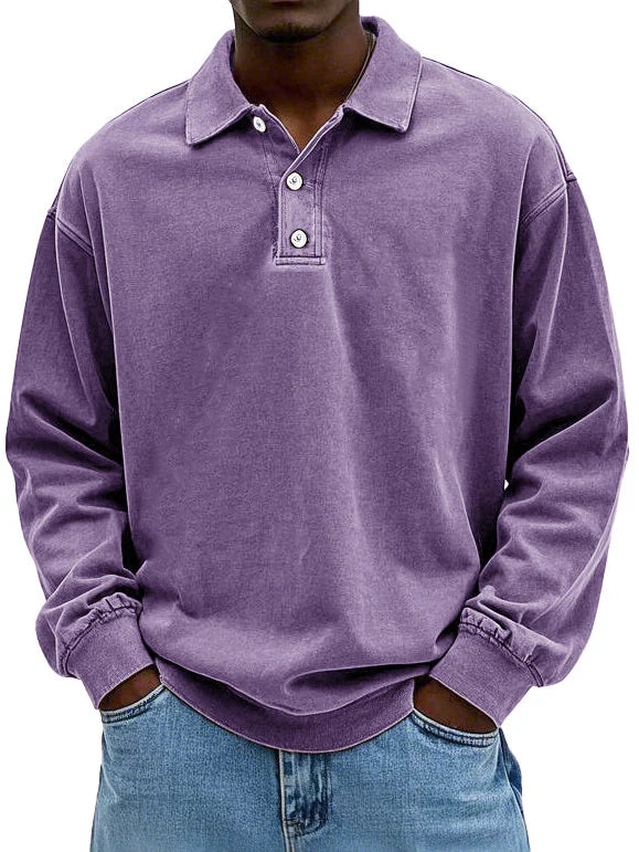 Matthew | Long-Sleeved Polo Shirt