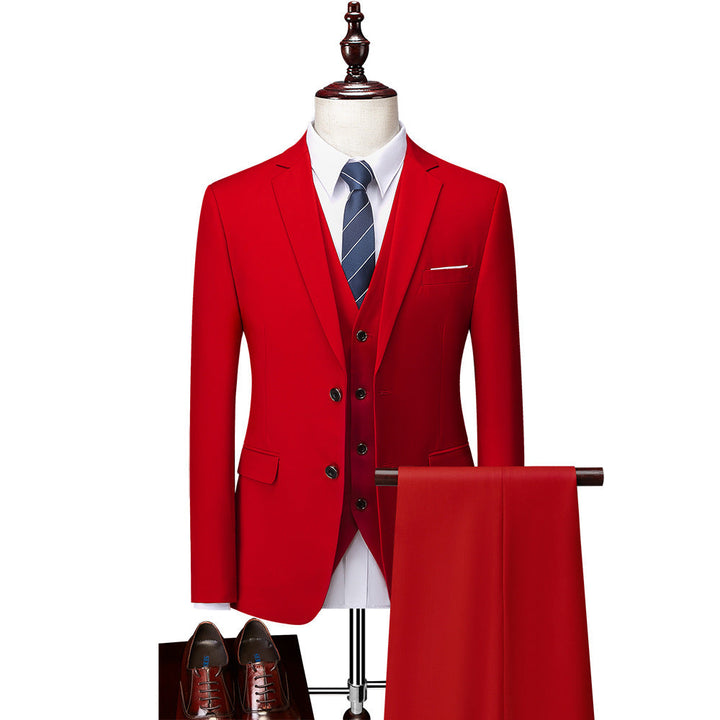 Andrew | Men's Business / Wedding Suit | Red