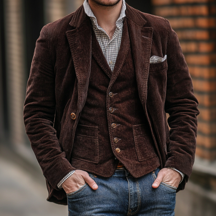 Adam - Vintage Blazer and Waistcoat