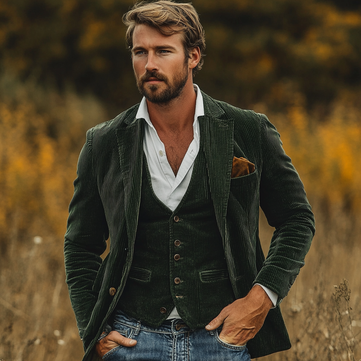 Adam - Vintage Blazer and Waistcoat
